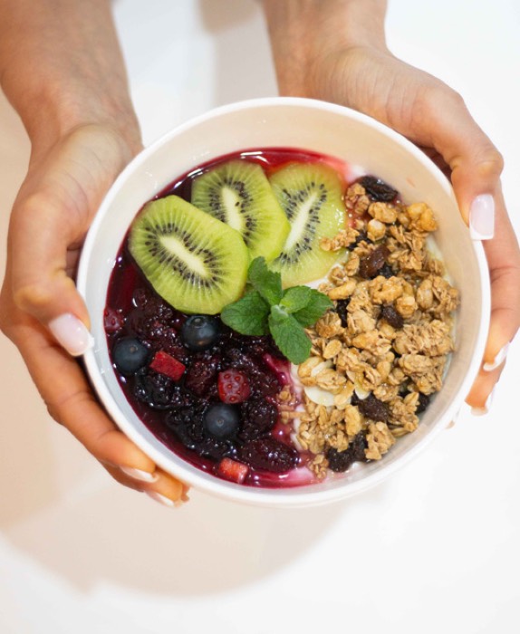Yogurt y granola